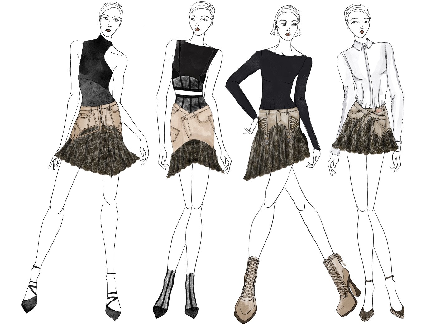 FERN RTW design sketches
