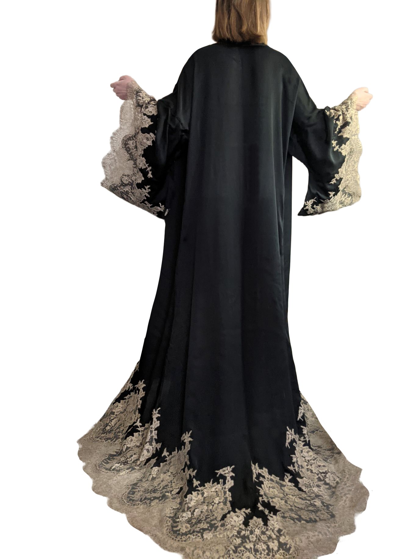 COUTURE Pink & Black Kimono