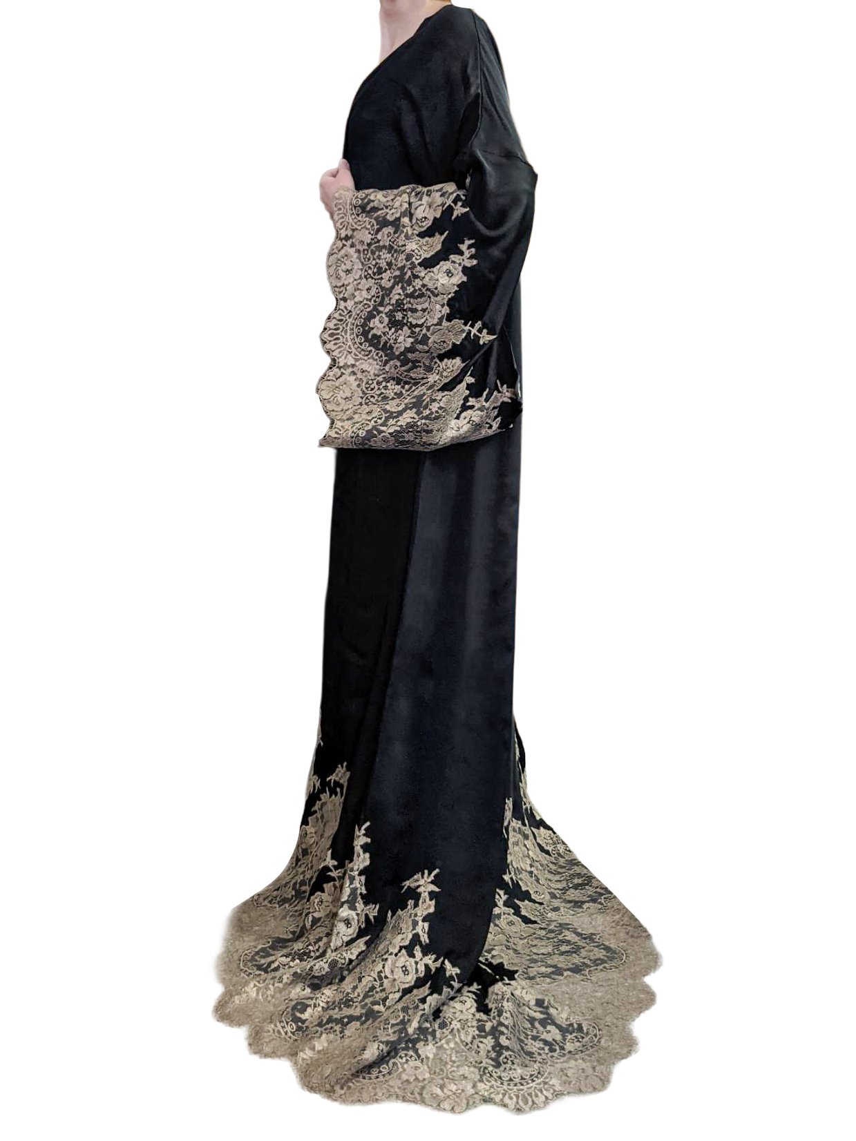 COUTURE Pink & Black Kimono