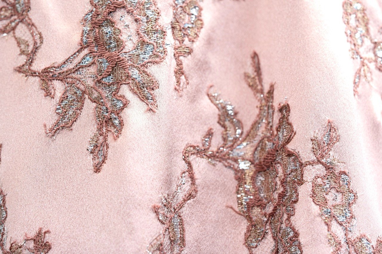 COUTURE Black Chantilly Lace Kimono with Train