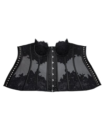 Photo of COUTURE — Lace Bustier with Front Busk, view 2