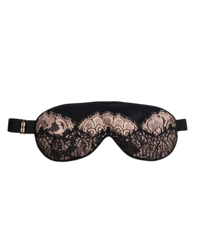 Photo of Black & Nude Lace Eye Mask
