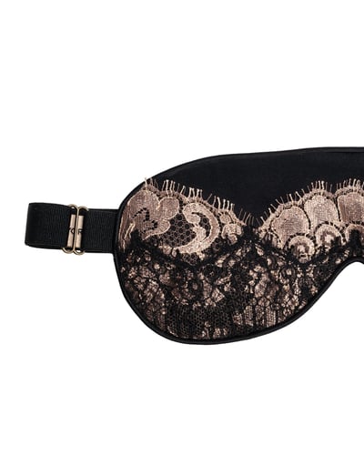 Photo of Black & Nude Lace Eye Mask, view 2