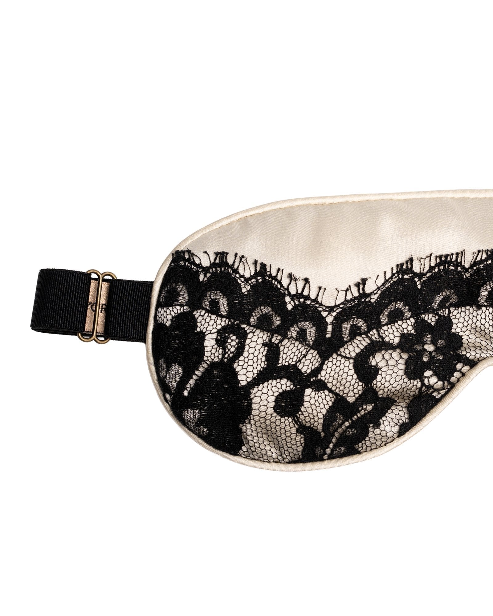 Black & White Lace Eye Mask view 2