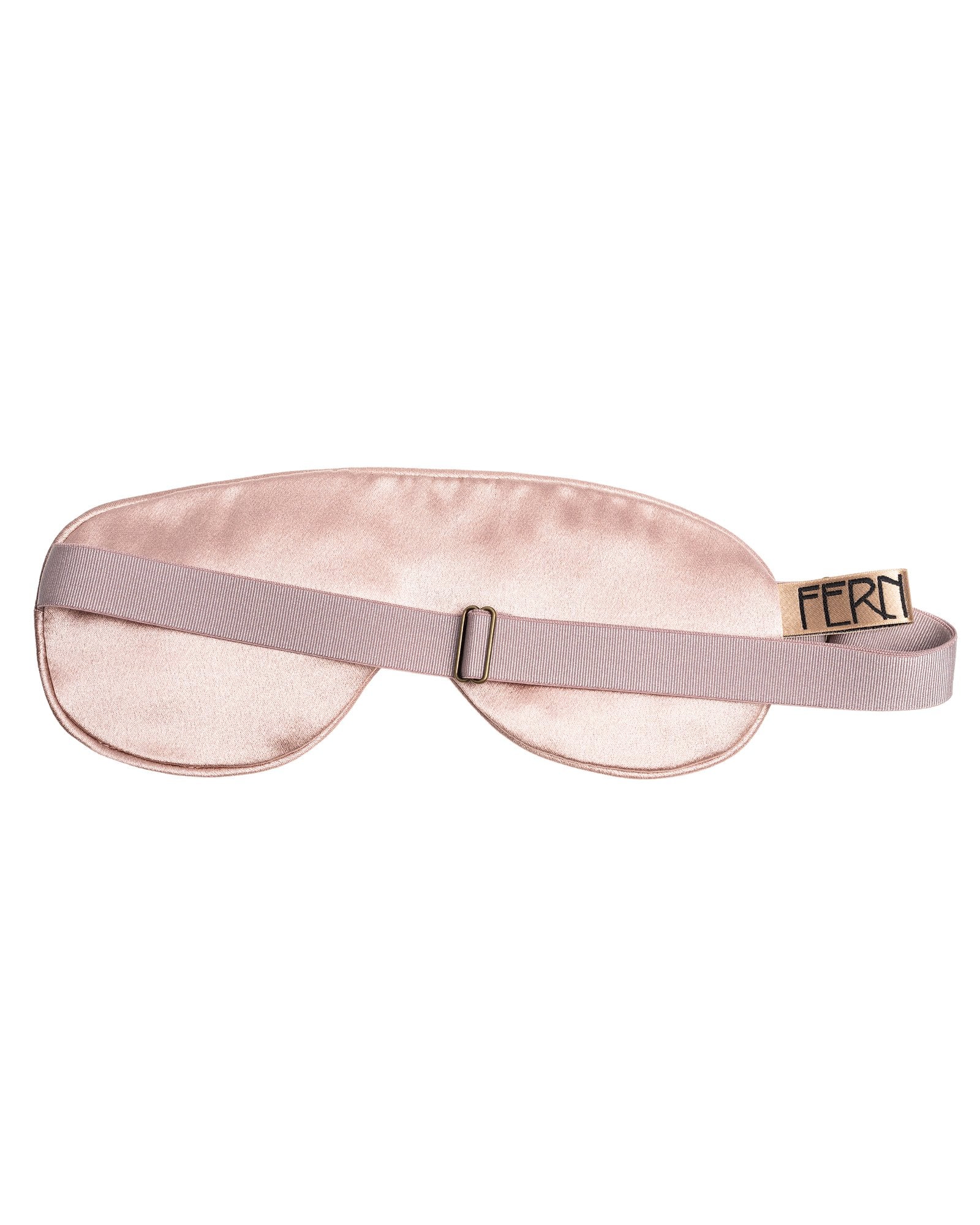 Peony Pink Lace & Silk Eye Mask view 3